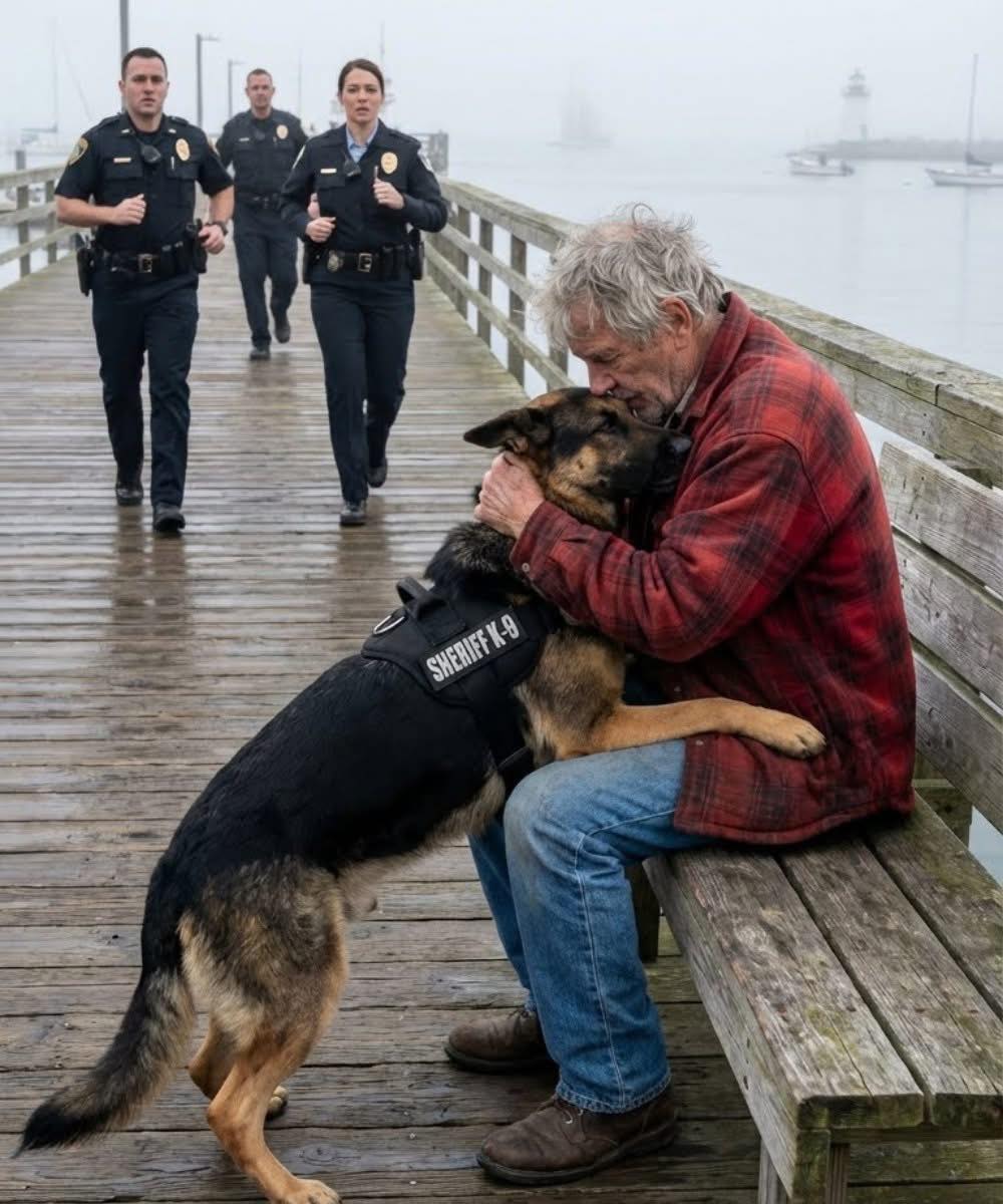 Reencontro inesperado: cão da polícia se recusa a atacar e todos se surpreendem ao descobrirem o motivo